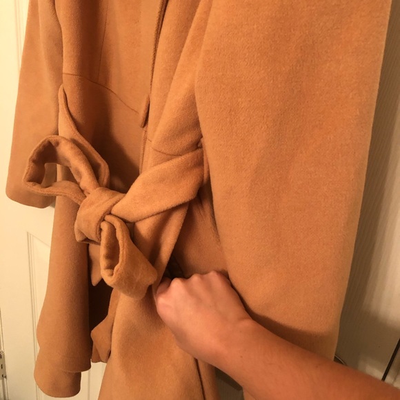 Women’s Winter Wool Wrap Coat Jacket - Picture 9 of 12